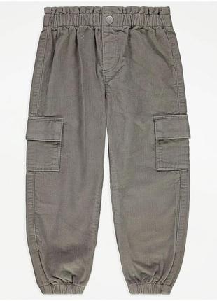 Штани карго кольору хакі george 7169
