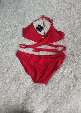 Купальник червоний
