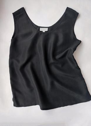 Шелковая блуза майка uccelli creationi globes