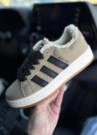 Кеды кроссовки с мехом на платформе утепленные