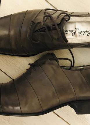 Кожаные  мужские туфли 41р. франция6 фото