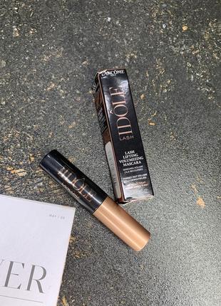 Тревел тушь для ресниц lancome lash ddole mascara, 2.5 ml (примята коробочка)