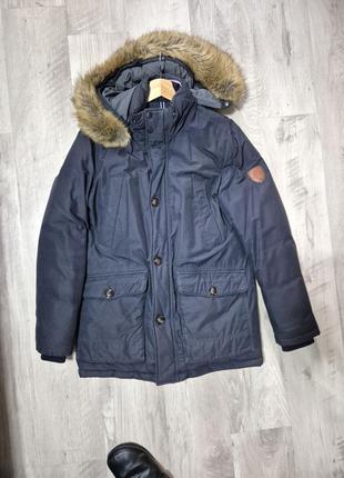 Чоловіча куртка зимова парка пуховик tommy hilfiger томмі хілфігер