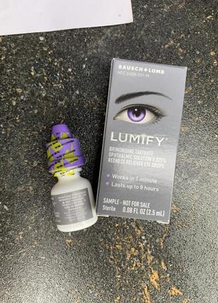 Капли для глаз от покраснения bausch + lomb lumify, 2.5 ml