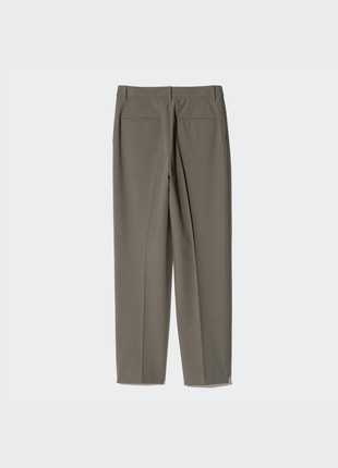Прямые коричневые брюки uniqlo (473645) xl3 фото