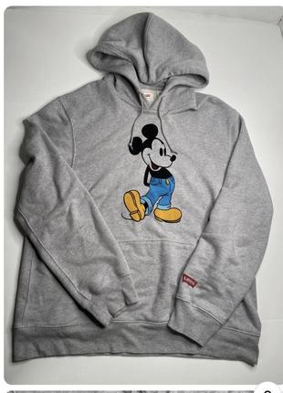 Levis x mickey mouse disney толстовка худи
