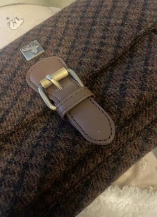 Оригинал стильная твідова вовняна сумка house of tweed натуральна вовна твід