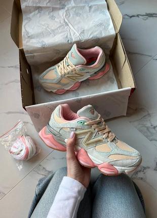 Жіночі кросівки new balance 9060 joe freshgoods inside voices baby shower blue