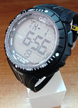 Часы мужские q&q m102j001y - функциональные3 фото