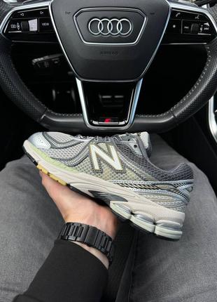 Кроссовки new balance 860v2 white grey silver