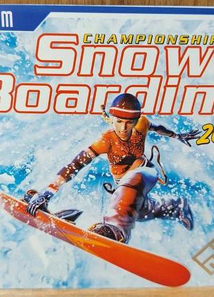 Диск для пк championship snowboarding 2004