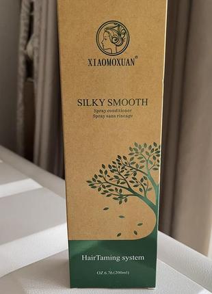 Xiaomoxuan silky smooth несмываемый спрей-кондиционер «термозащита» (200 мл)