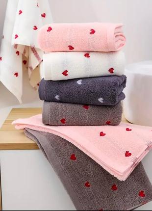 Набор хлопковых полотенец для лица