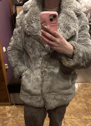 Шуба эко мех asos