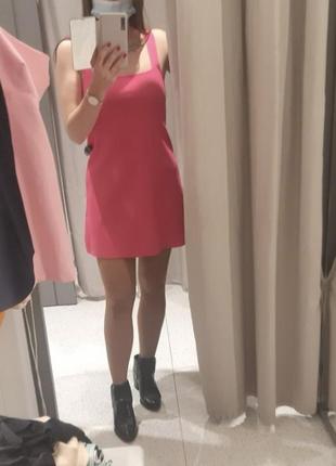 Рожева сукня zara