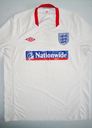 Футболка клубная umbro england football vintage 2010-11 бел (xl)