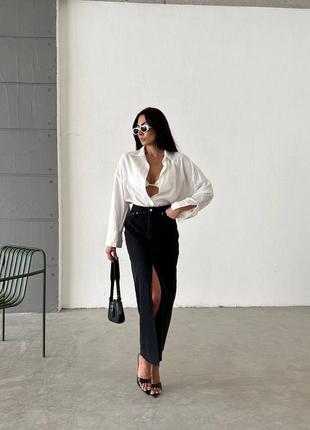 Спідниця з розрізом