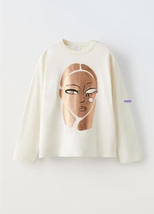 Реглан zara свитшот