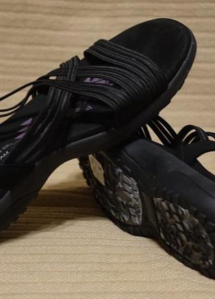 Стильные черные женские босоножки skechers reggae slim - sunnyside  39 (9 us) ( 26,5 см.)