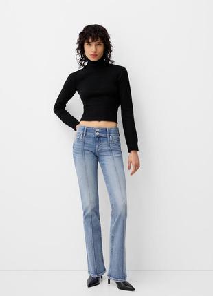 Джинси з низькою посадкою bershka