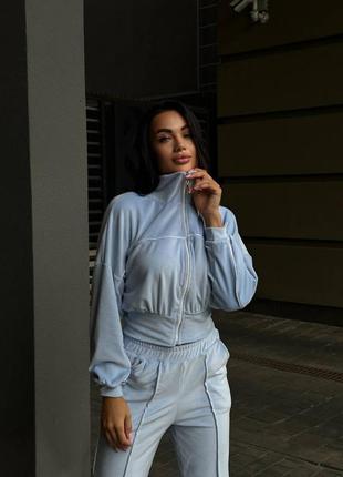 Костюм спортивный велюр плюш8 фото