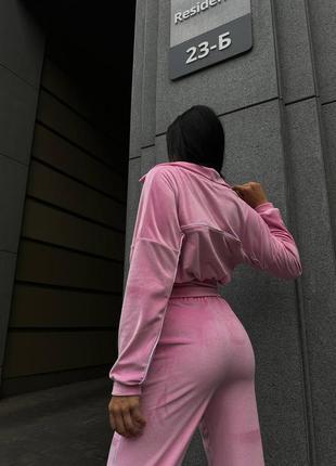 Костюм спортивный велюр плюш4 фото