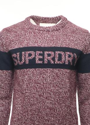 Чоловічий новий светр кофта superdry big logo оригінал [ xl ]2 фото