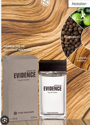 Туалетна вода evidence від yves rocher