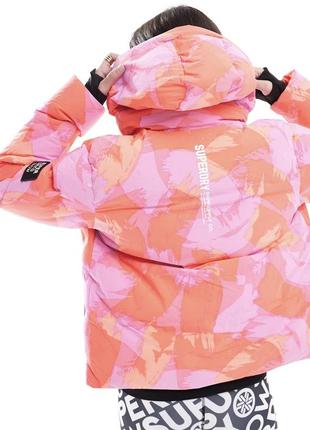 Зимова куртка пуховик superdry