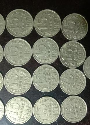 Продам монеты 15копийок