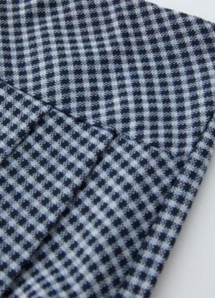 Шорты юбка в клетку,zara