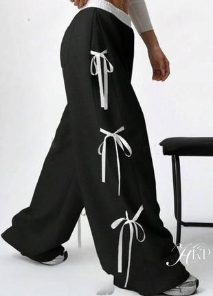 Брюки с бантиками 751 крас