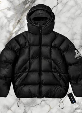 Palace balaclava pertex puffer пуховик чорний куртка курточка s m l xl