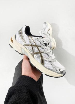 Женские кроссовки asics gel-1130 white silver brown v / smb