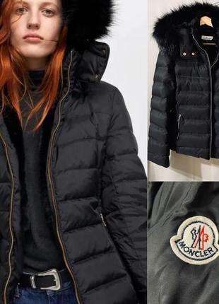 Куртка с мехом moncler
