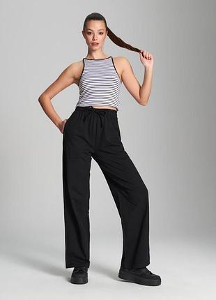 Женская майка "d-lines" черная