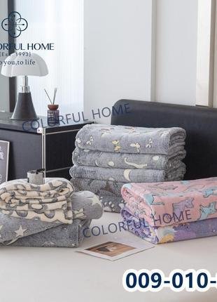 Плед светящийся в темноте 150*200 светлячок8 фото