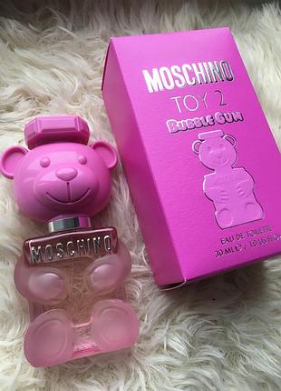 Moschino toy 2 bubble gum туалетная вода цветочная фруктовая сладкая тропическая женская 30 мл москино (духи парфюм для женщин)