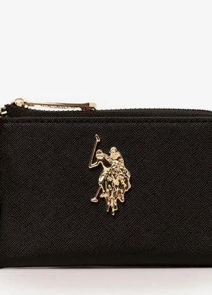 Небольшой кошелек для монет us polo assn картхолдер с брелком для ключей юс поло оригинал