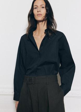 Лляна сорочка zara original spain сорочка з льону зара сорочка зара блакитна сорочка з запахом зара