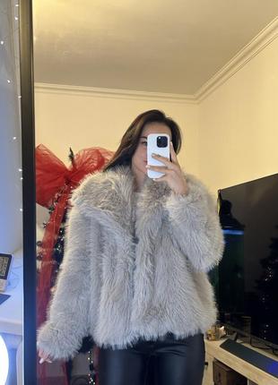 Шуба в стилі олд мані, zara