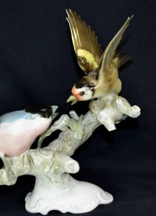 Птахи на гілці.