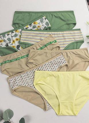 Трусы женские nicoletta, туречна, батал, набор 7 штук