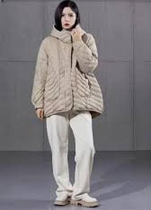 Пуховик стеклянный деми 90% пуха