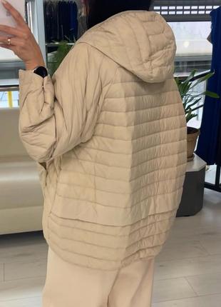 Пуховик стеклянный деми 90% пуха