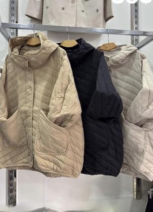 Пуховик стеклянный деми 90% пуха