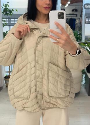 Пуховик стеклянный деми 90% пуха