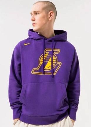Худі-толстовка los angeles avec essential men's nike nba fleece pullover hoodie