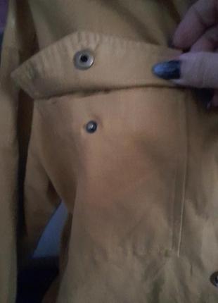 Фирменный пиджак рубашка зара лен + коттон.3 фото