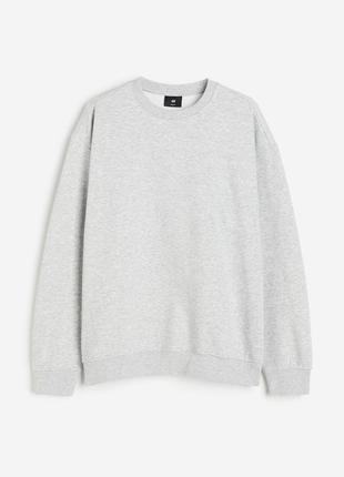 Серый свитшот h&m
